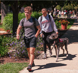 Students walking. Link to Gifts by Will.