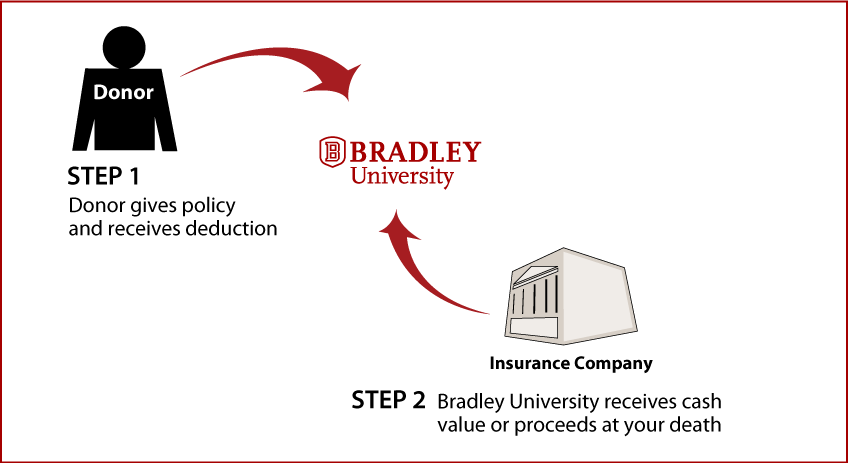 Life Insurance Policy Diagram. Description of image is listed below.