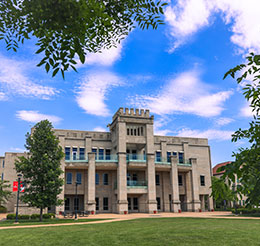 Photo of campus building. Link to Gifts of Appreciated Securities.